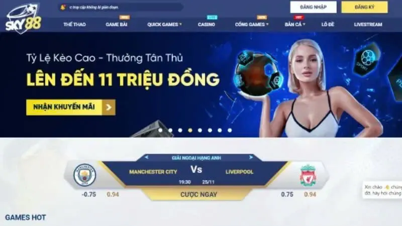 Khuyến mãi Sky88 3 SKY88 khuyến mãi 40% cho người chơi khi nạp tiền lần 2